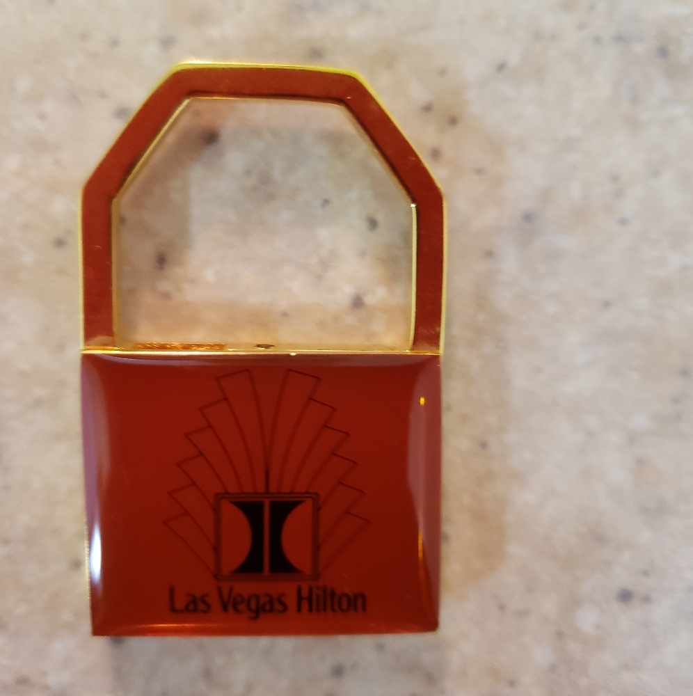 1990's Vintage the old Las Vegas Hilton key holder